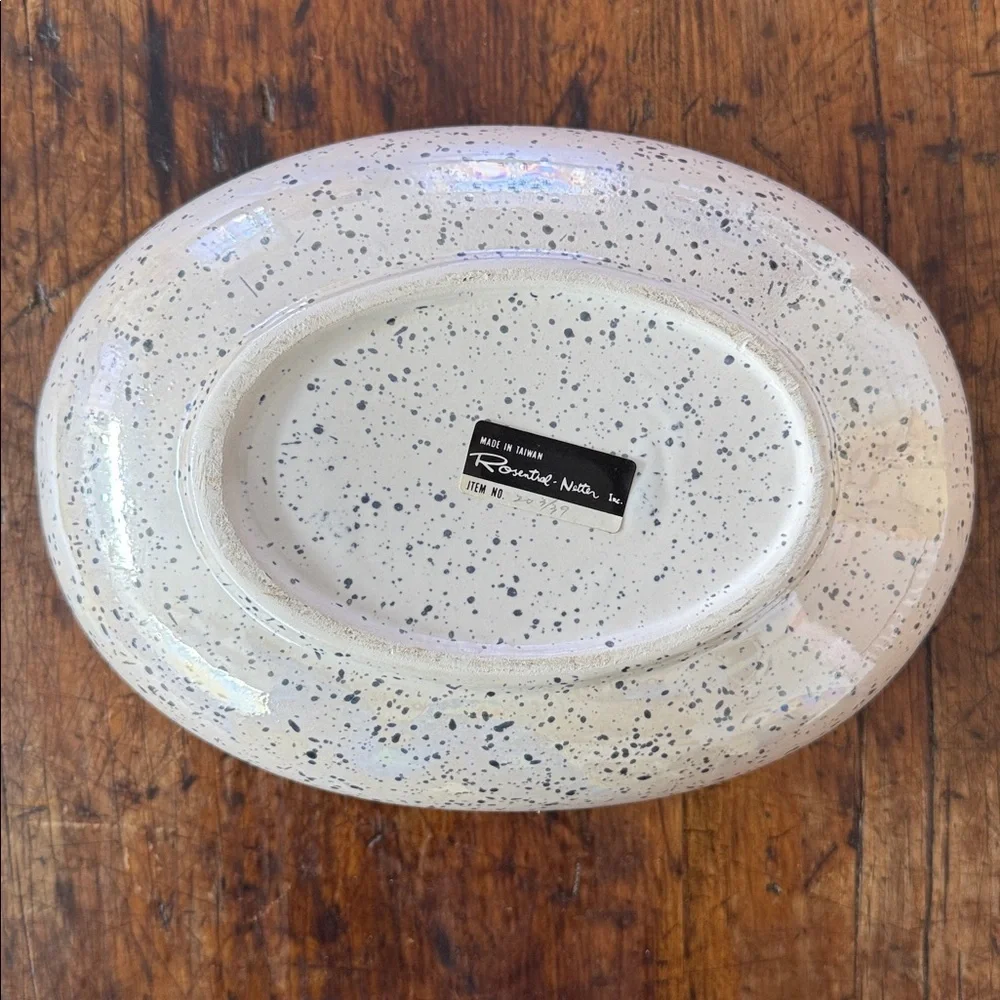 Vintage 1980’s Rosenthal Netter  Speckled Ceramic Planter
